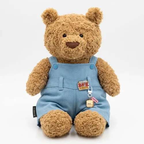 Blue Strapless Overalls Bartholomew Bear Outfit