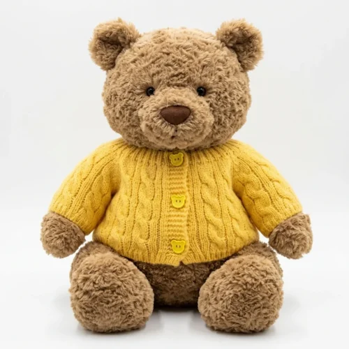 Orange Handmade knitted sweater for pigs, Bartholomew Bear